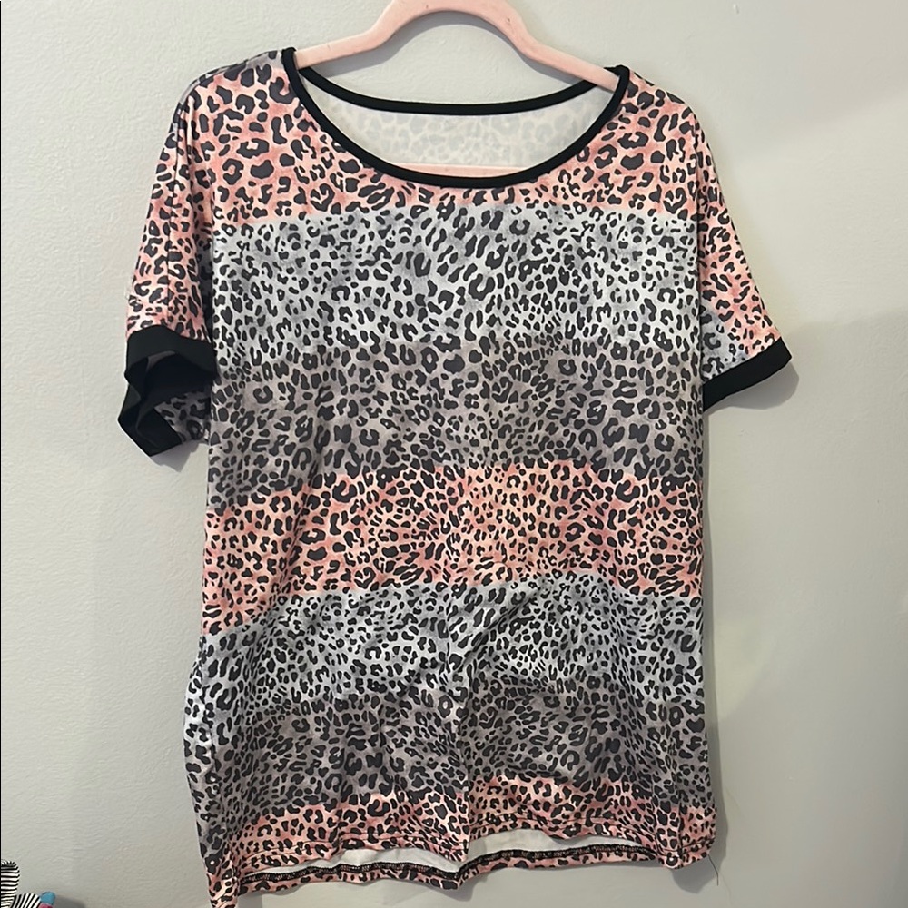 Leopard Print Women's Top